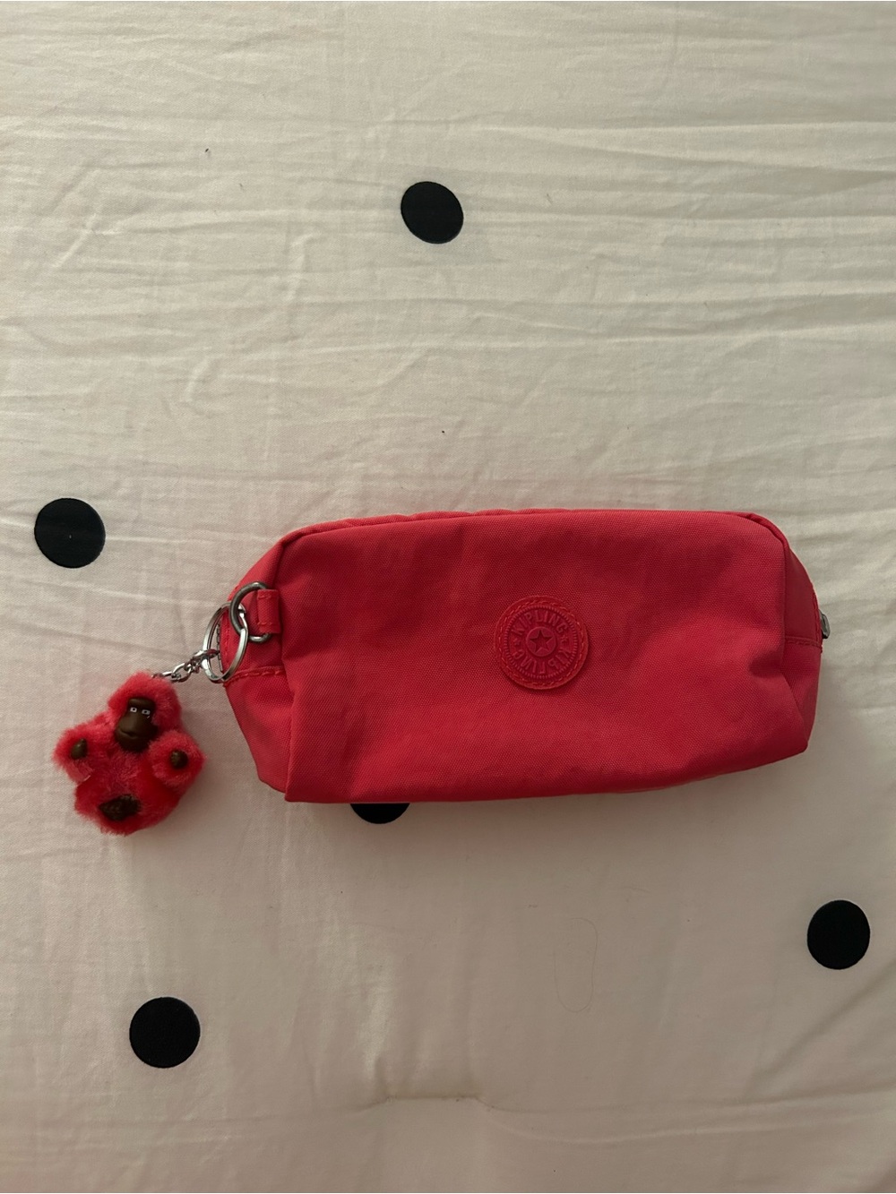 Kipling Mini Pink Nylon Pouch